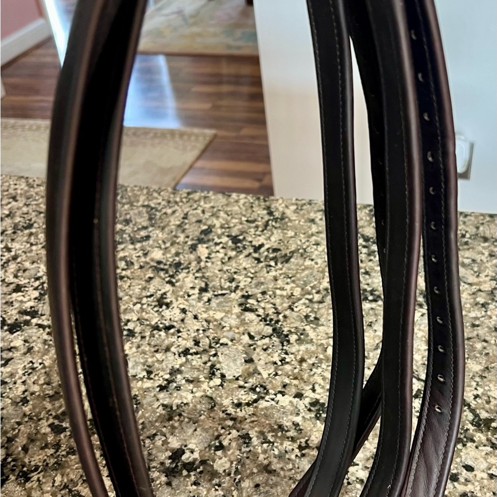 Amerigo Calfskin Stirrup Leathers 54” - Picture 2 of 3